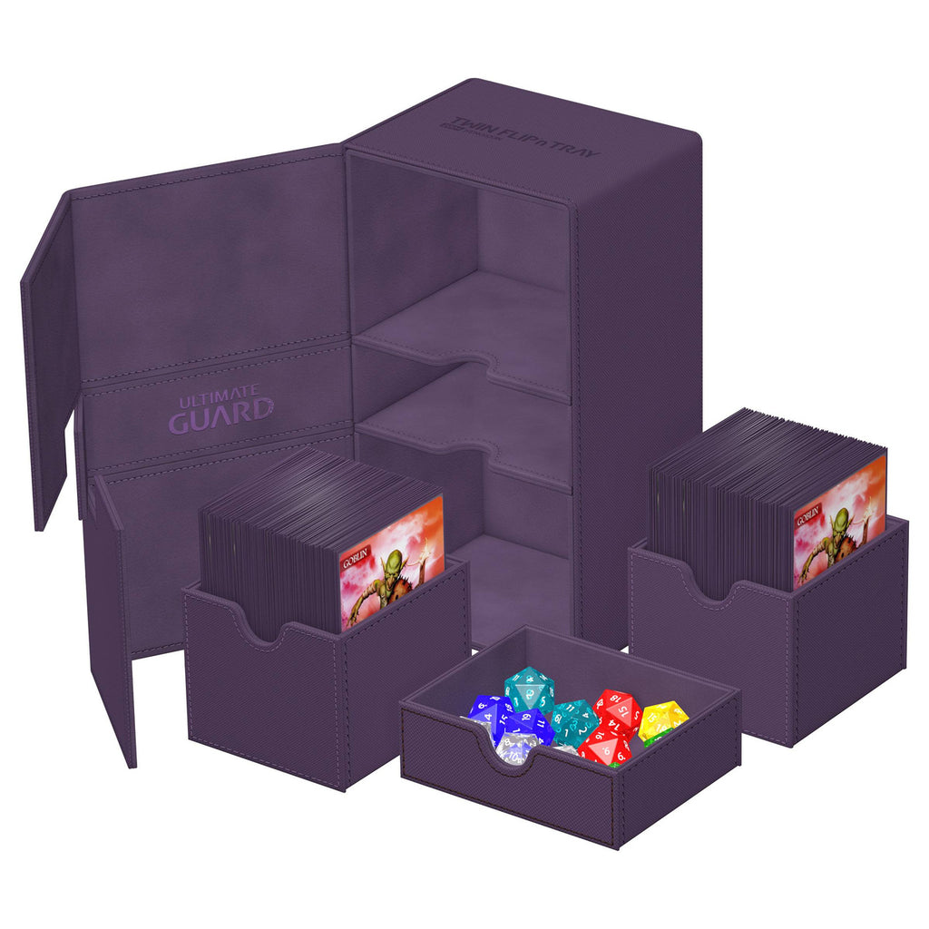 Image produit Ultimate Guard Twin Flip'n'Tray 200+ Xenoskin - Violet
