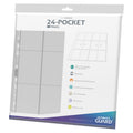Image produit Ultimate Guard 24-Pocket QuadRow Pages Side-Loading (10) - Transparent