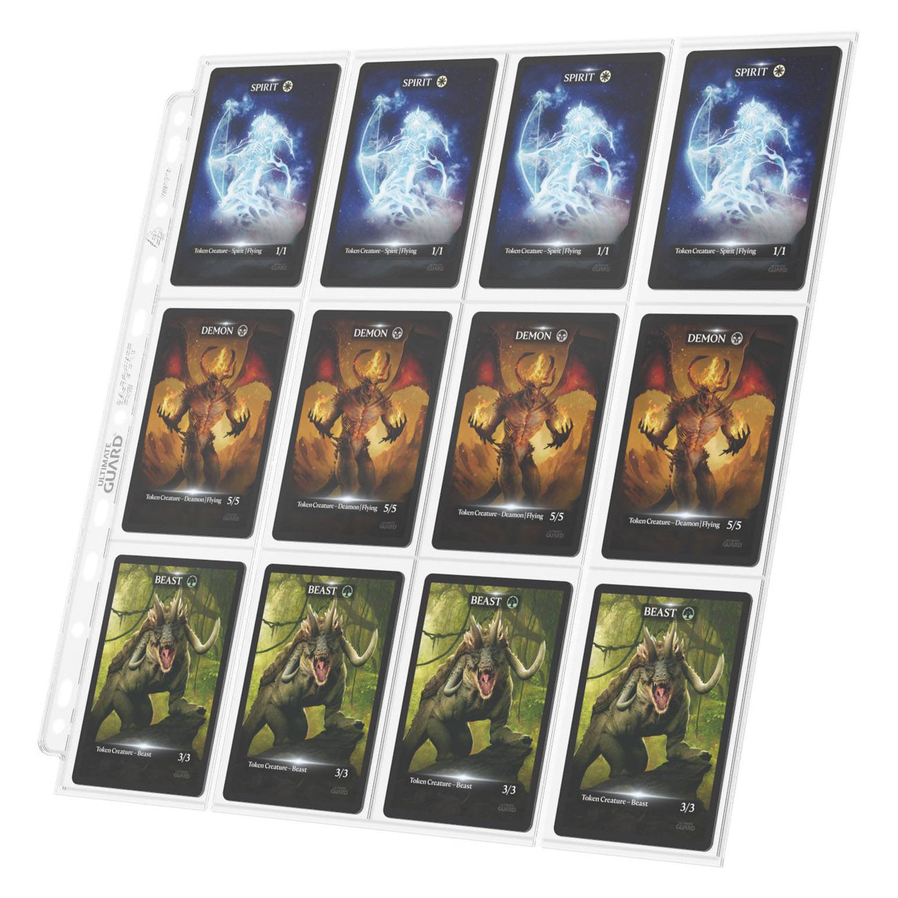 Image produit Ultimate Guard 24-Pocket QuadRow Pages Side-Loading (10) - Transparent
