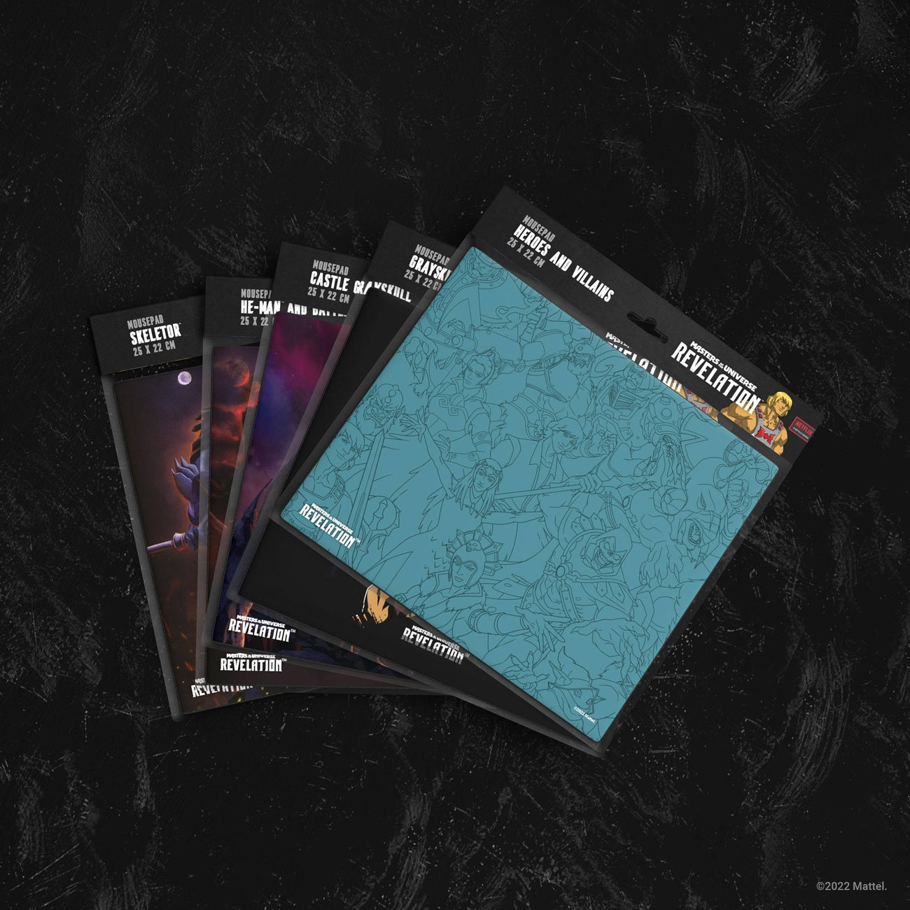 Image produit Masters of the Universe: Revelation™ Tapis de souris Heroes and Villains 25 x 22 cm
