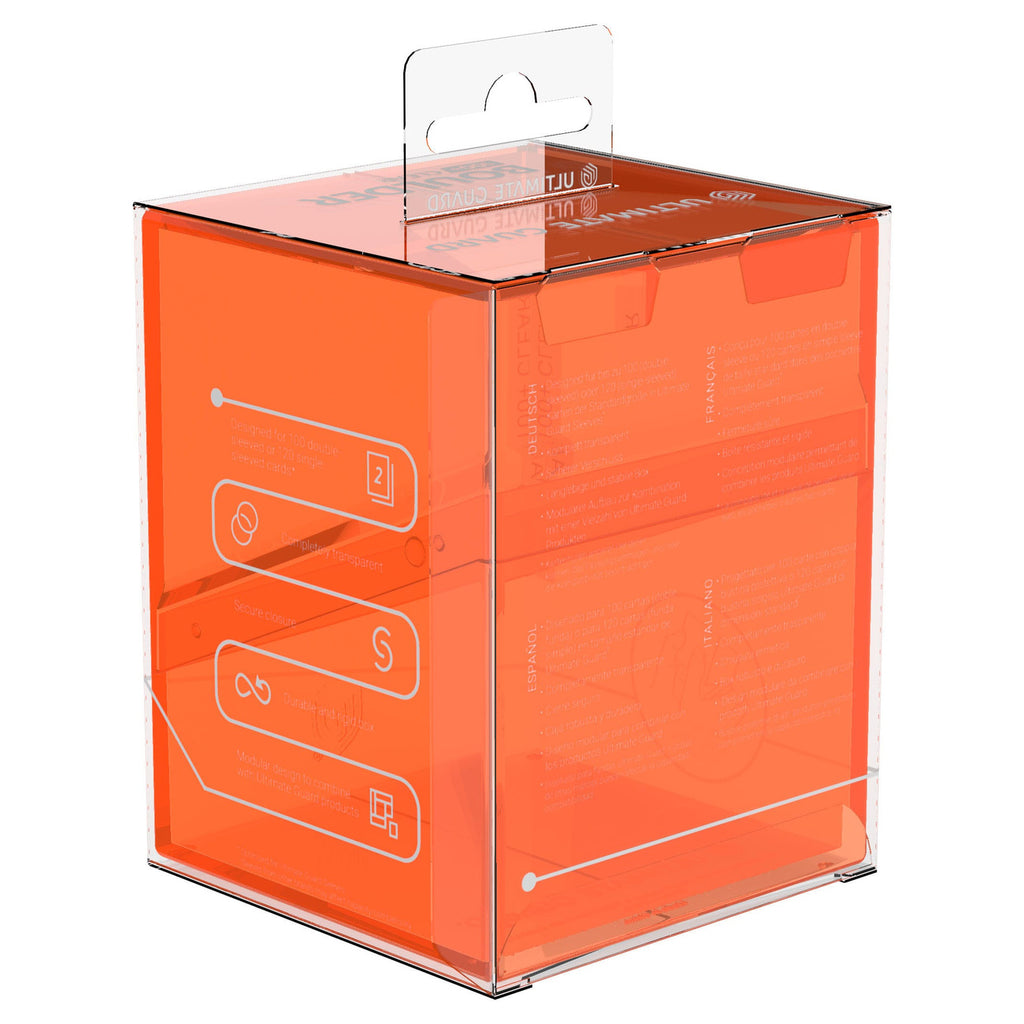 Image produit Ultimate Guard Boulder 100+ Transparent - Poppy Topaz