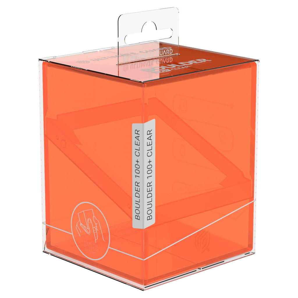 Image produit Ultimate Guard Boulder 100+ Transparent - Poppy Topaz