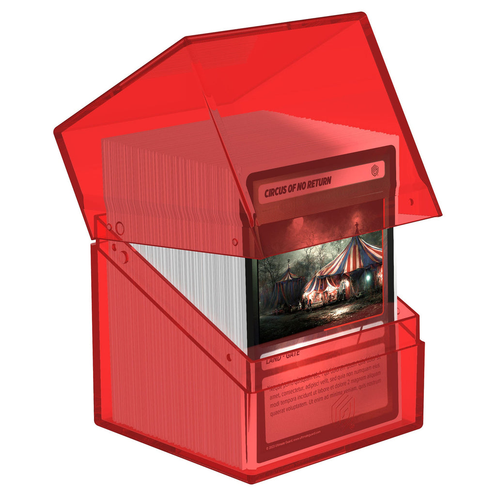 Product image Ultimate Guard Boulder 100+ Clear - Ruby