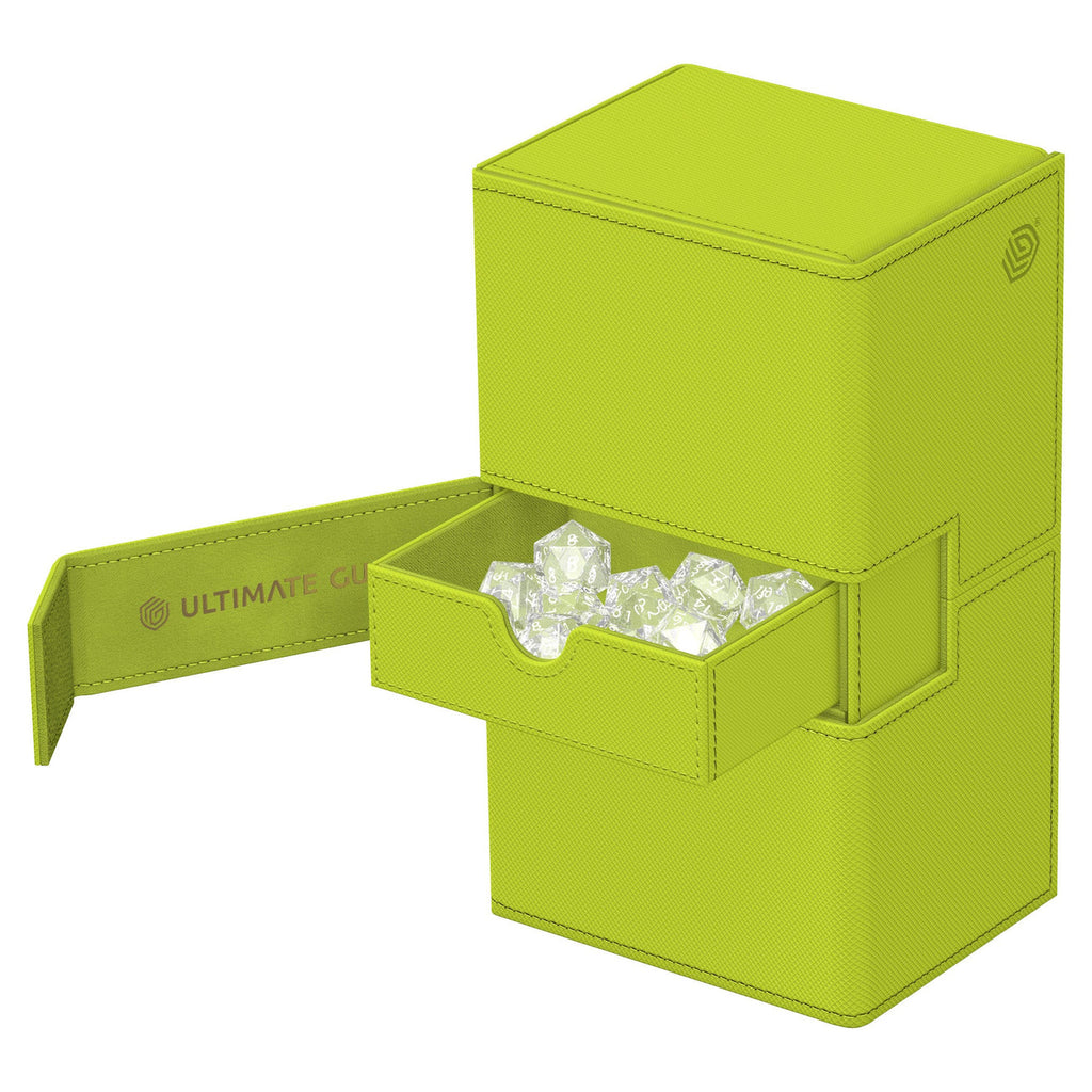 Image produit Ultimate Guard Twin Flip'n'Tray 200+ Xenoskin "Summer Edition 2025" - Lime