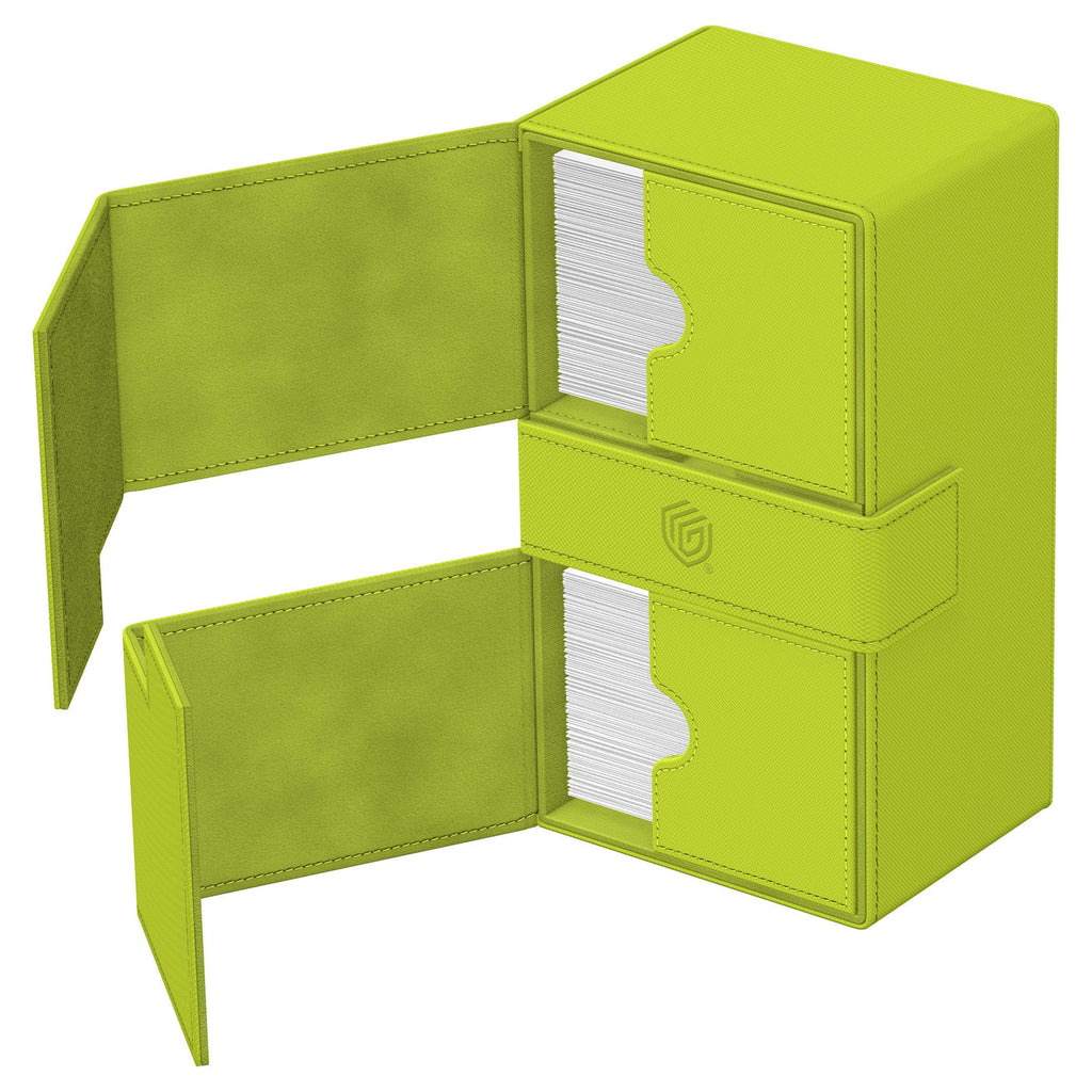 Image produit Ultimate Guard Twin Flip'n'Tray 200+ Xenoskin "Summer Edition 2025" - Lime