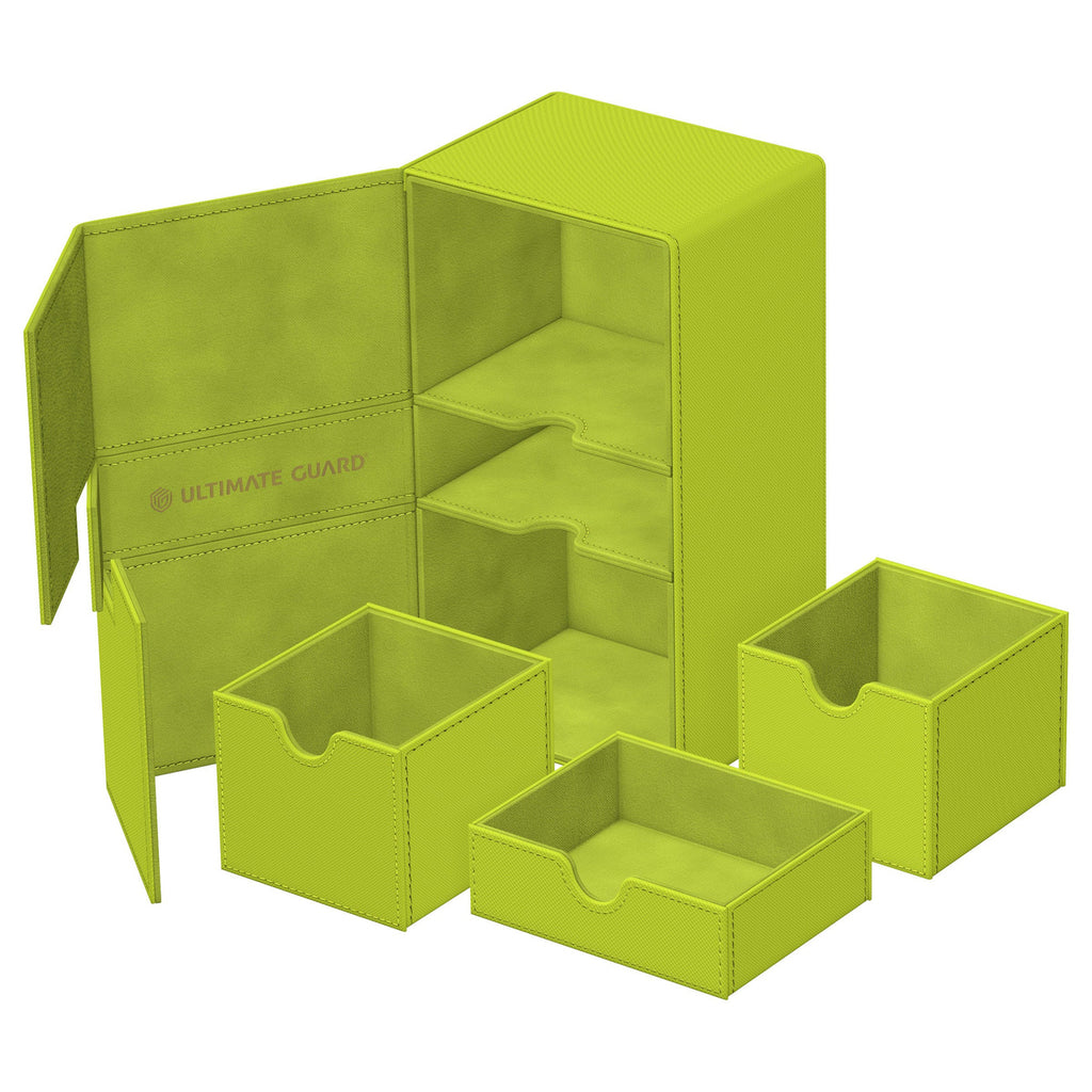 Image produit Ultimate Guard Twin Flip'n'Tray 200+ Xenoskin "Summer Edition 2025" - Lime