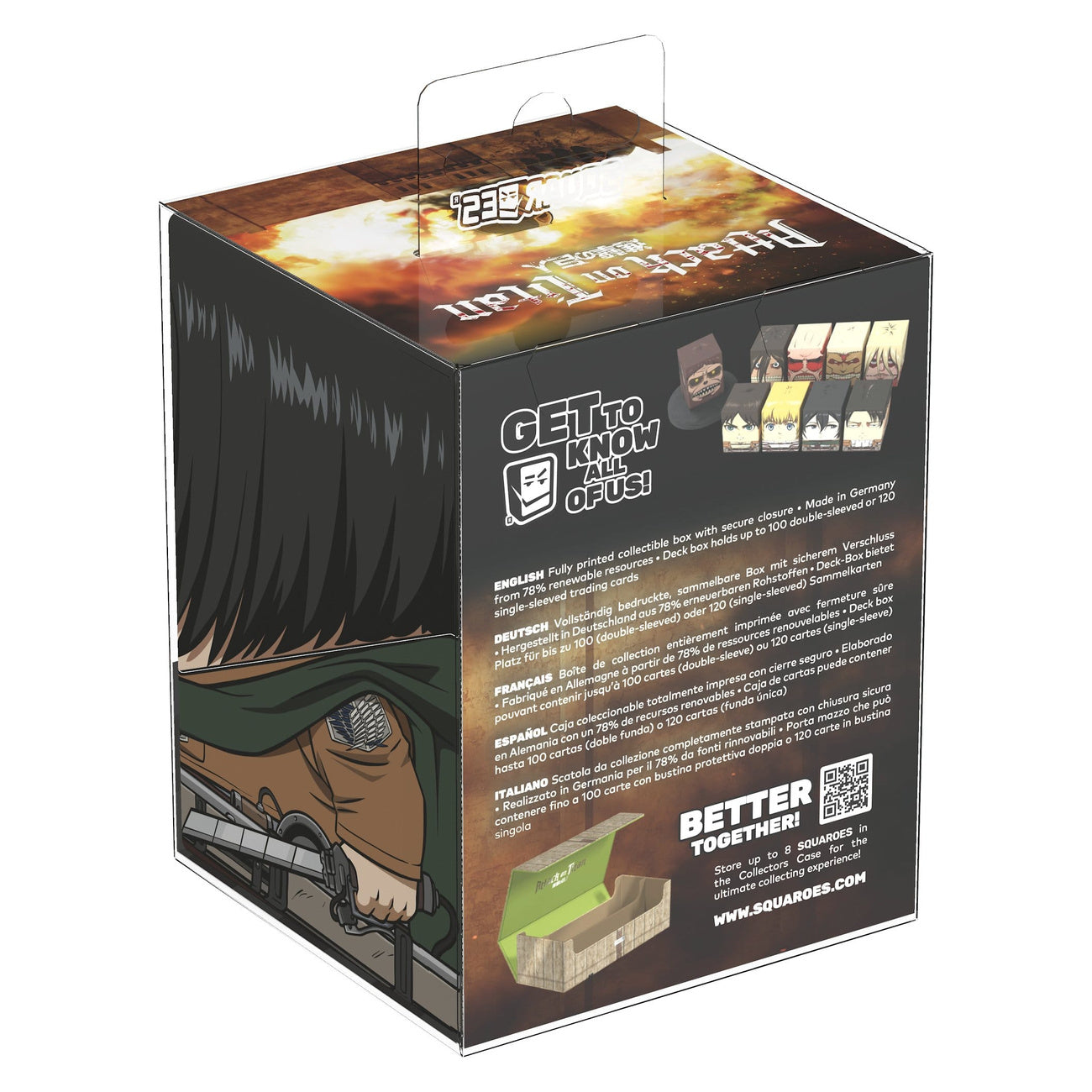 Image produit Squaroes Squaroe L’Attaque des Titans AOT003 - Mikasa Ackermann