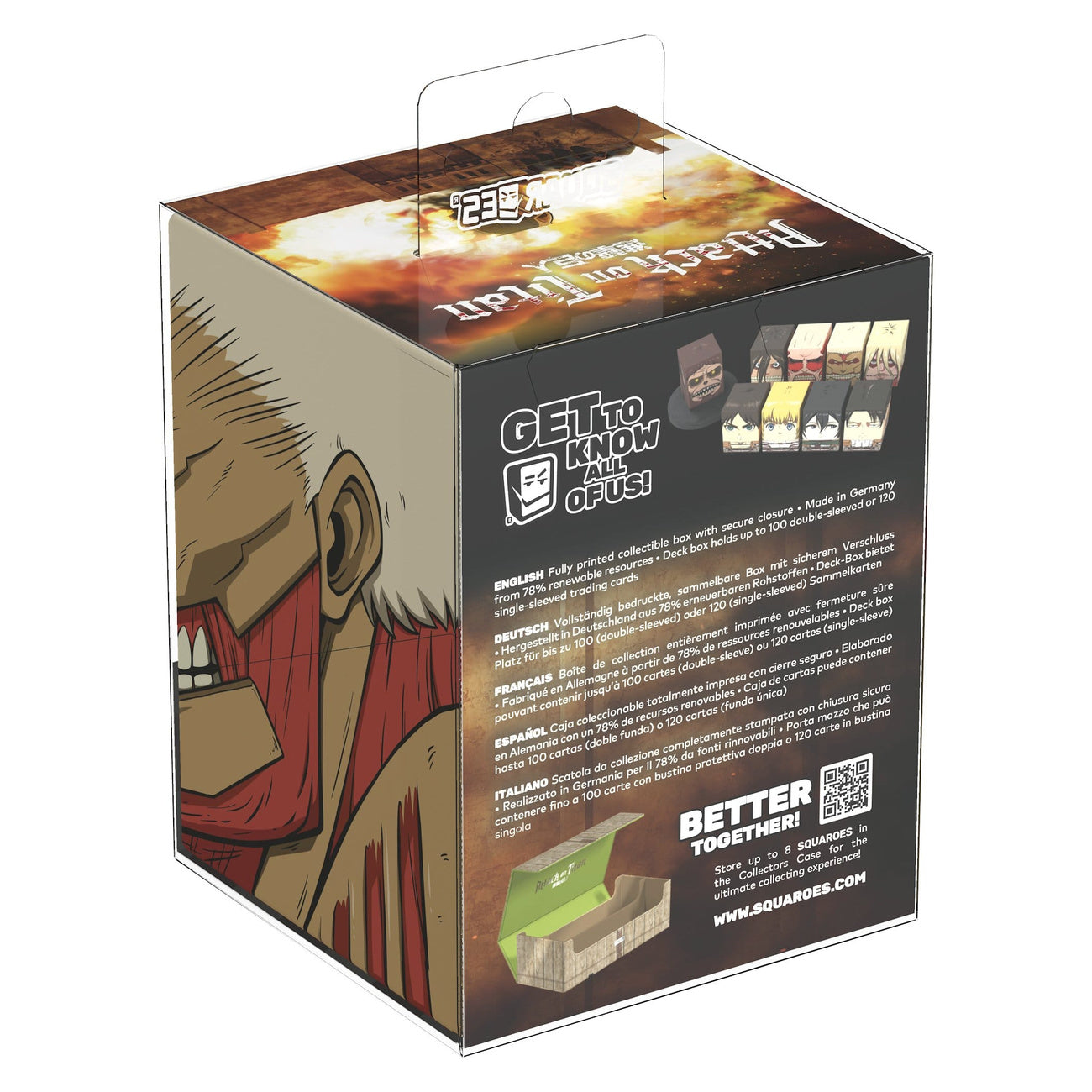 Image produit Squaroes Squaroe L’Attaque des Titans AOT007 - Titan Cuirassé