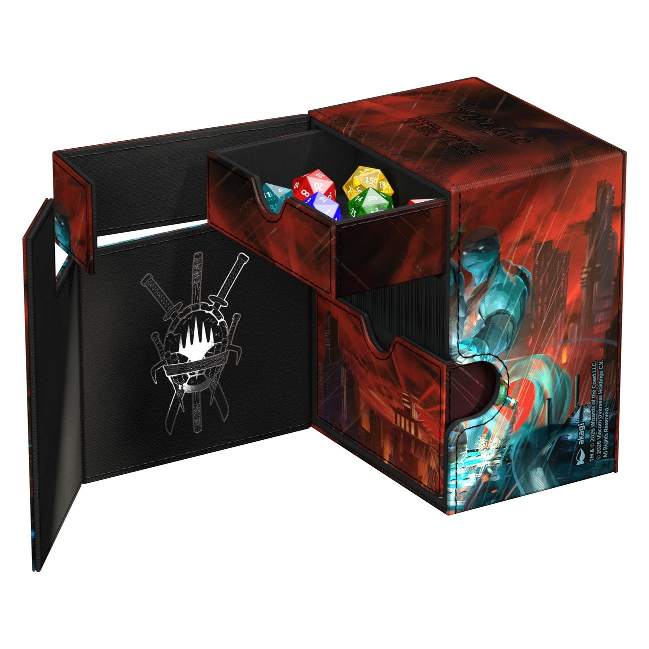 Image produit Ultimate Guard Flip'n'Tray 133+ Xenoskin Magic: The Gathering | Tortues Ninja - The Last Ronin