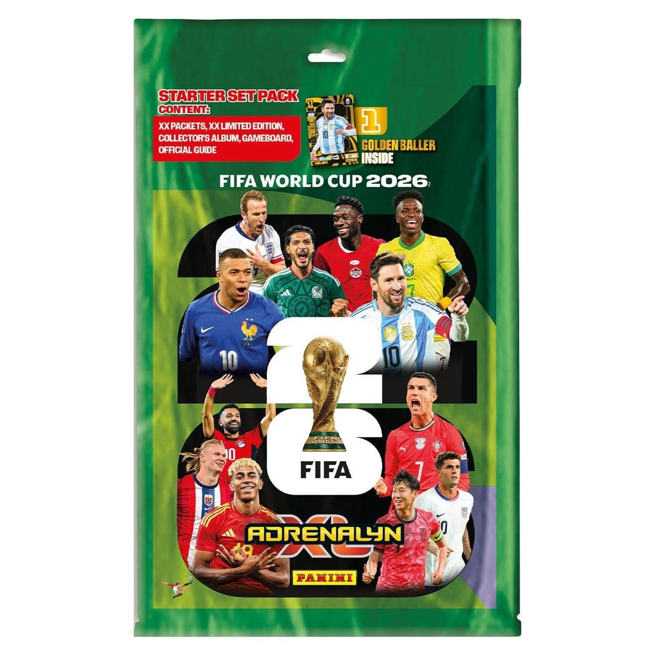 Product image Panini FIFA World Cup 2026 Adrenalyn XL Trading Cards Starter Set *German Version*