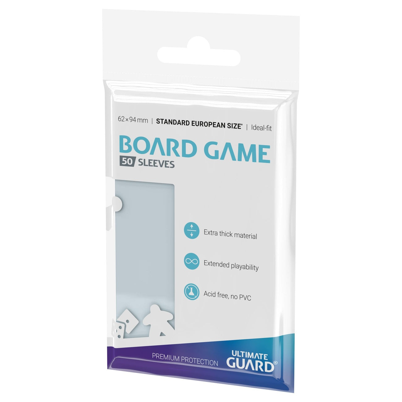 Product image Ultimate Guard Board Game Sleeves (50) - Standard European