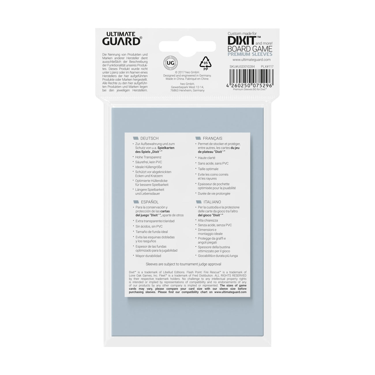 Image produit Ultimate Guard Protège-cartes de jeu de société (90) - Dixit™ et plus