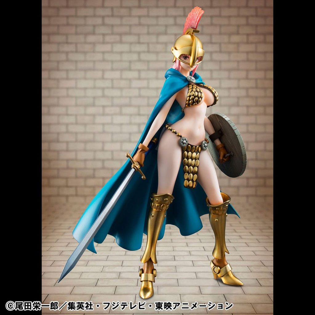 Image produit One Piece P.O.P Statue PVC Gladiator Rebecca Sailing Again Super Limited Reprint Ver. 22 cm