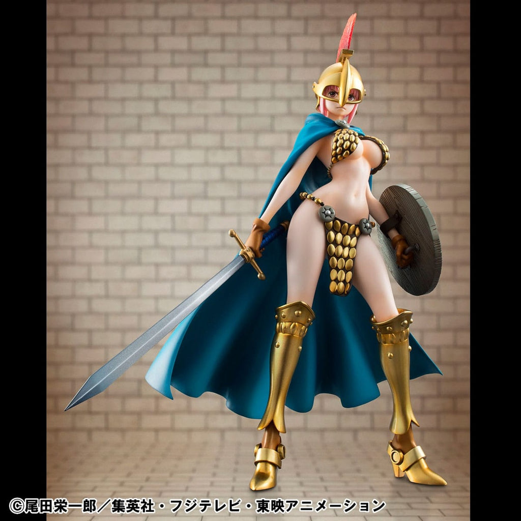 Image produit One Piece P.O.P Statue PVC Gladiator Rebecca Sailing Again Super Limited Reprint Ver. 22 cm