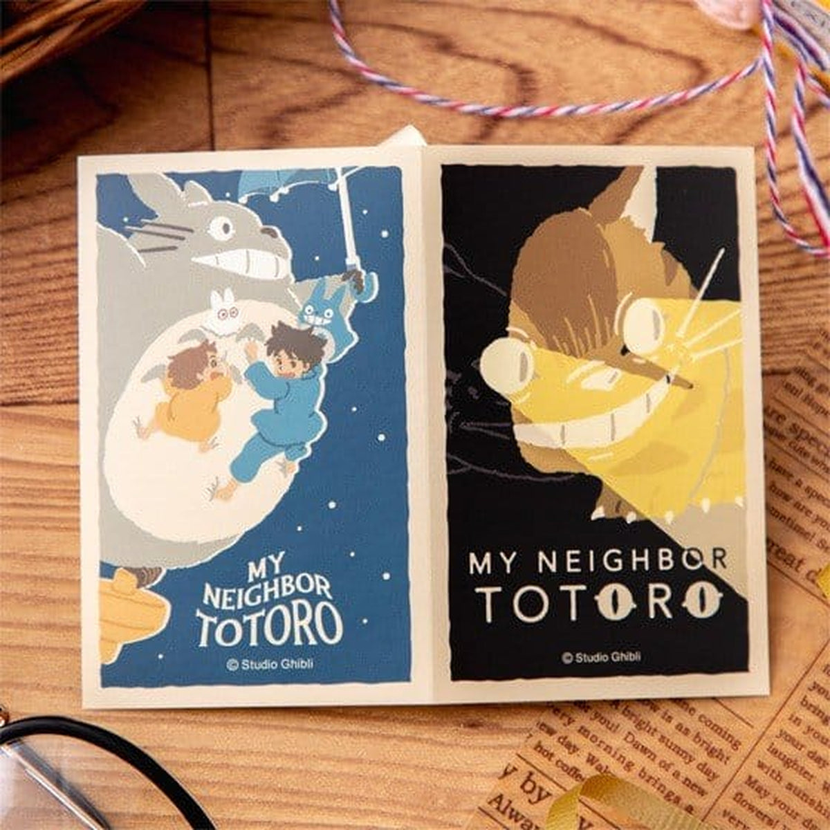 Product image My Neighbor Totoro Sticker Catbus & Flying Totoro Retro