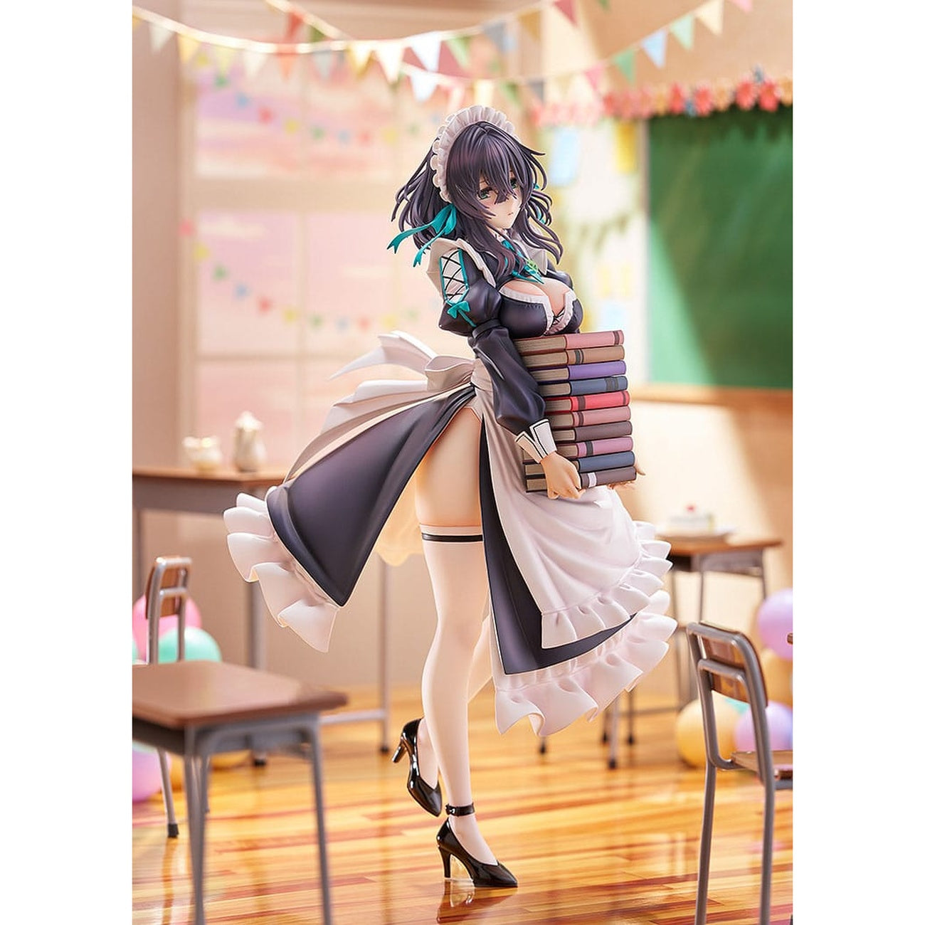 Image produit Statue PVC Illustration Originale 1/6 Maid Maison Hanikami Kanojo Hikage Chigami Illustration par Piromizu 28 cm