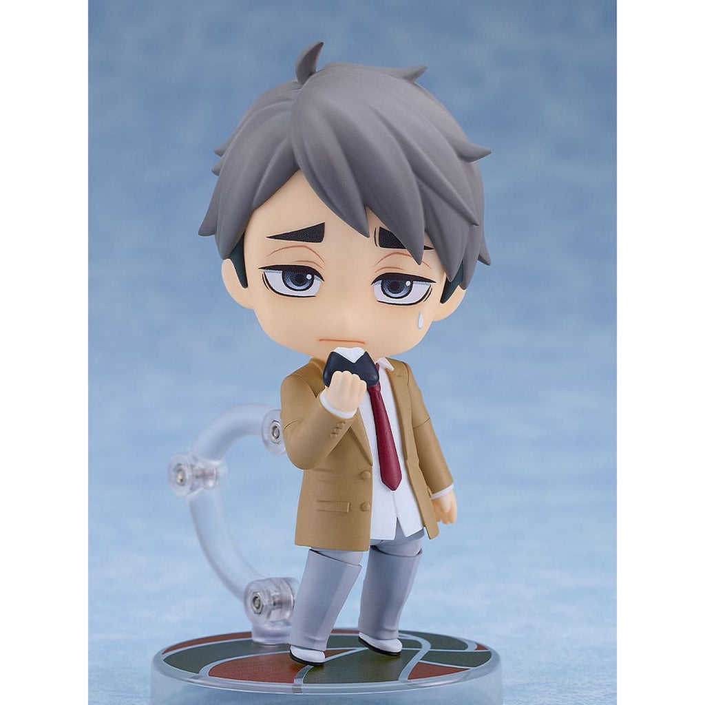 Image produit Haikyu!! Nendoroid figurine articulée Osamu Miya version uniforme scolaire 10 cm