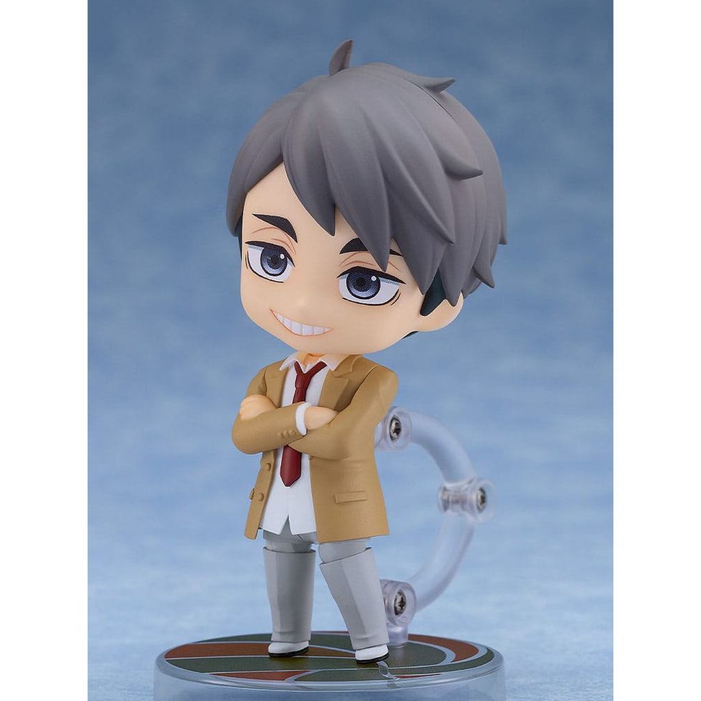 Image produit Haikyu!! Nendoroid figurine articulée Osamu Miya version uniforme scolaire 10 cm