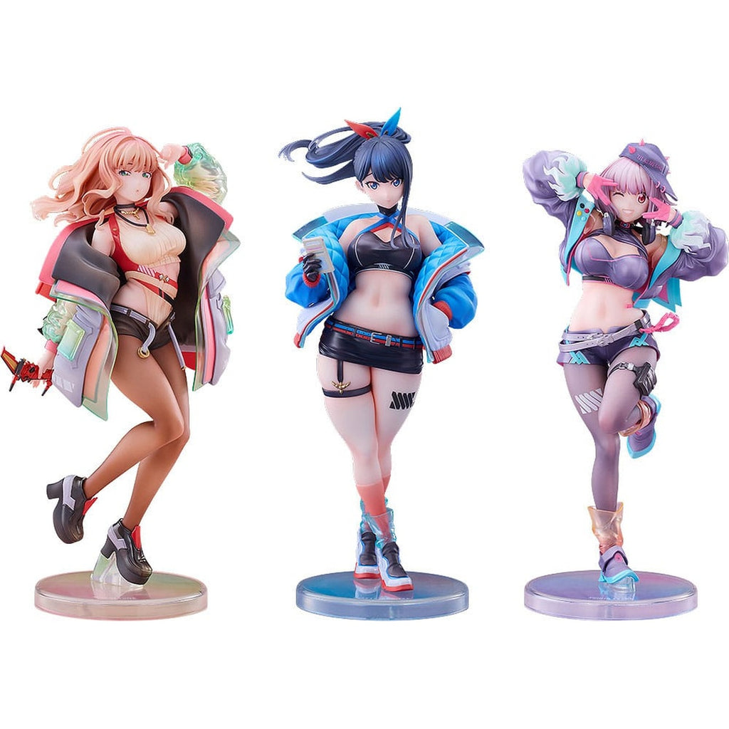 Image produit Gridman Universe Statuettes PVC Lot de 3 1/7 Rikka Takarada, Akane Shinjo, Yume Minami : Dreamy Divas Ver.