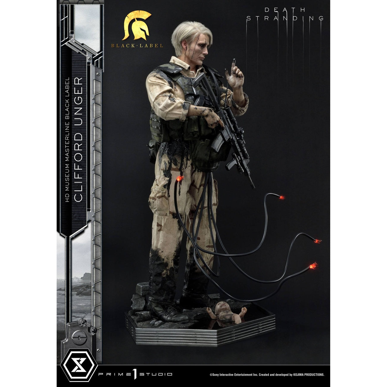 Image produit Death Stranding Statuette 1/2 Clifford Unger Black Label 103 cm
