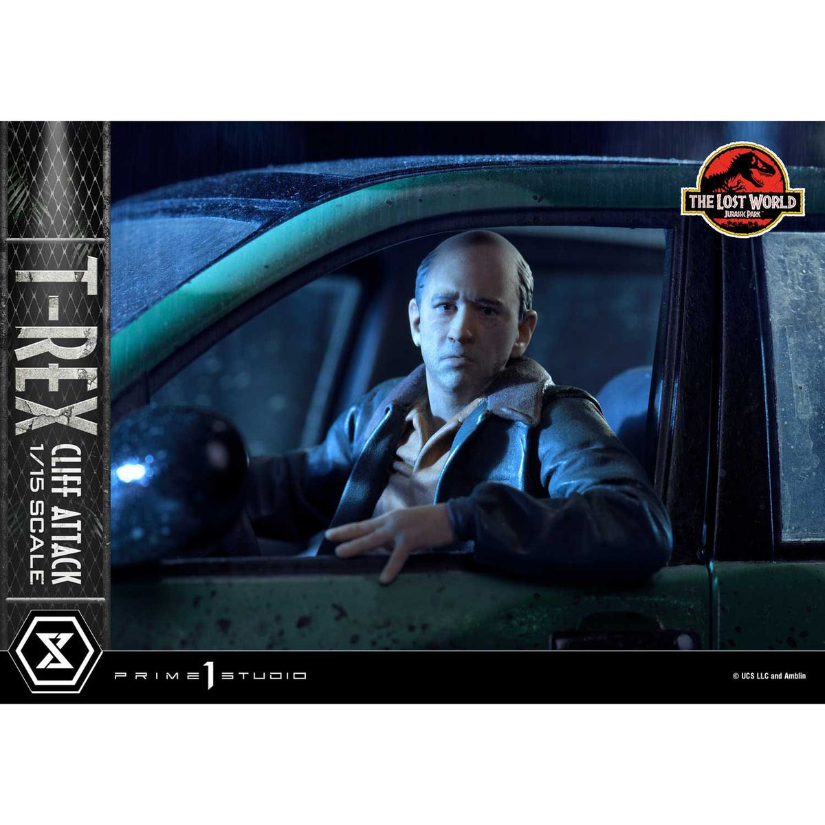Image produit Jurassic World : Le Monde perdu Statue 1/15 Attaque du T-Rex sur la falaise 53 cm