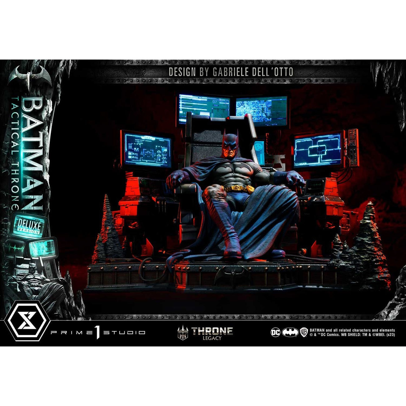 Product image DC Comics Throne Legacy Collection Statue 1/3 Batman Tactical Throne Deluxe Bonus Version 57 cm