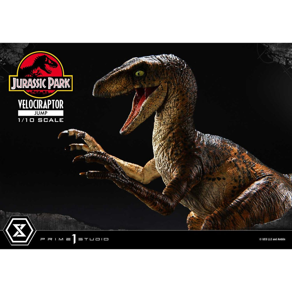Image produit Jurassic Park Prime Collectibles Statue 1/10 Velociraptor Jump 21 cm