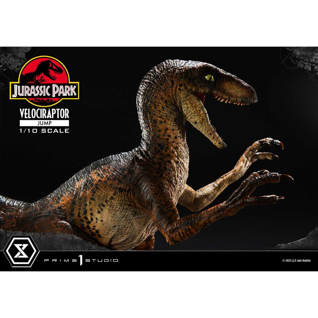 Image produit Jurassic Park Prime Collectibles Statue 1/10 Velociraptor Jump 21 cm