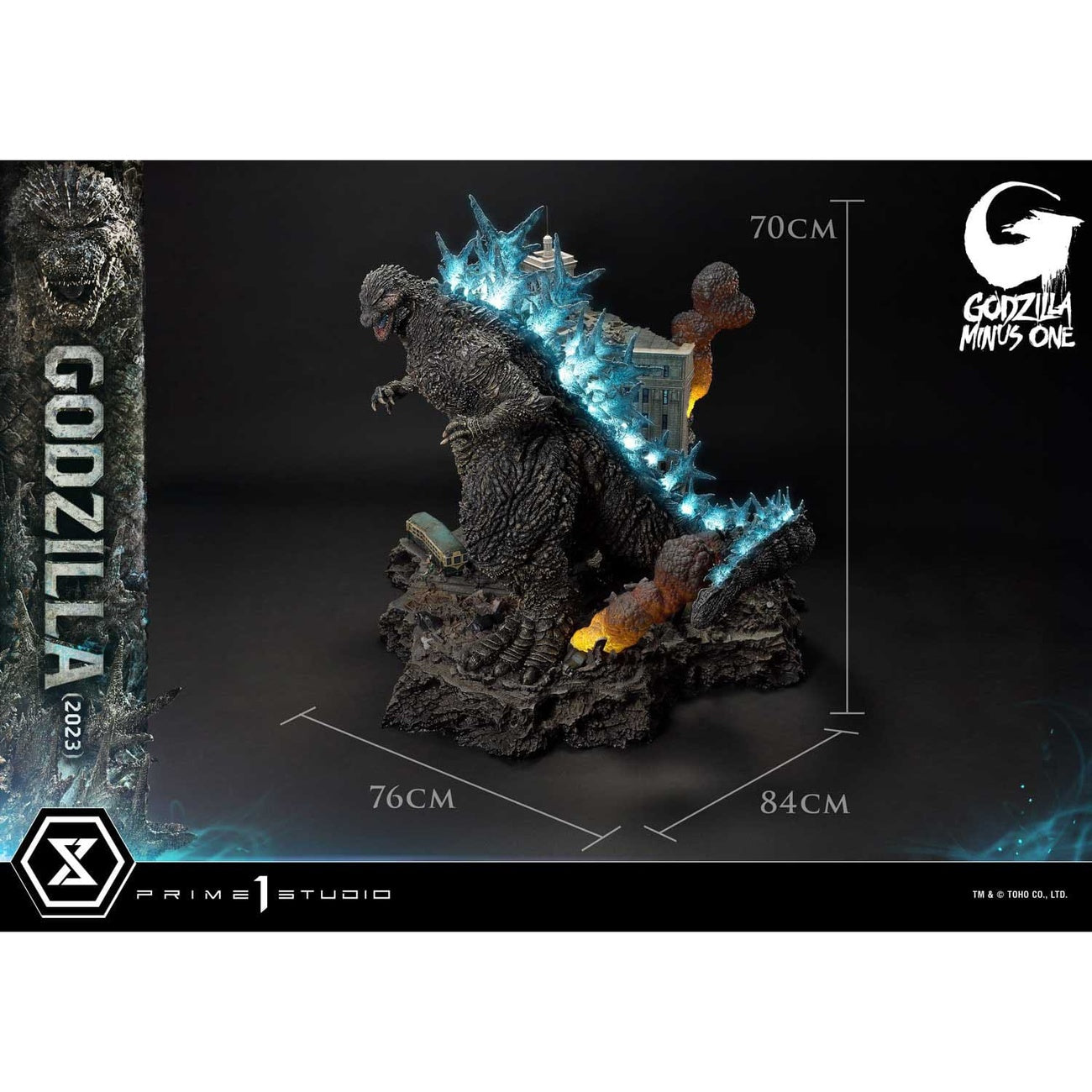 Image produit Godzilla Minus One Diorama Masterline Series Godzilla 2023 Bonus Version 70 cm