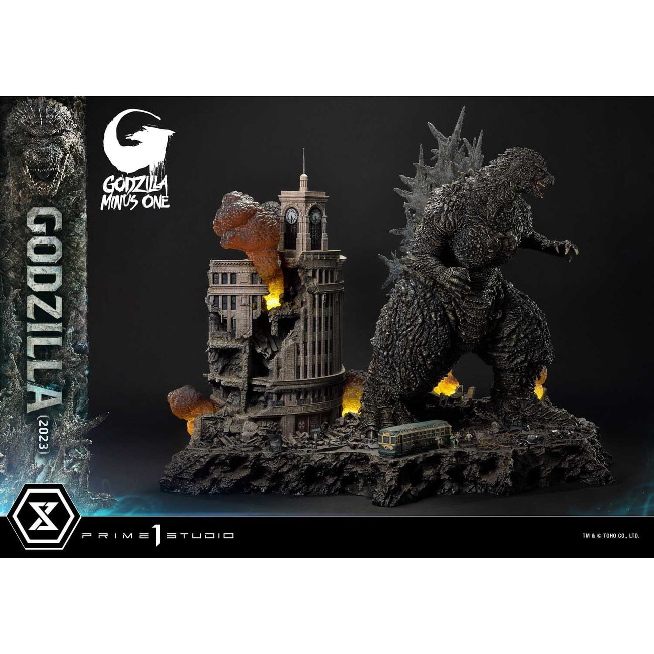 Image produit Godzilla Minus One Diorama Masterline Series Godzilla 2023 Bonus Version 70 cm