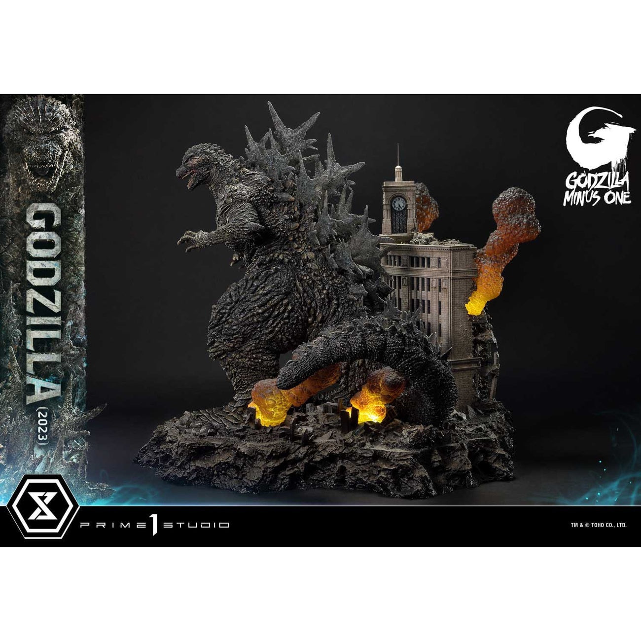 Image produit Godzilla Minus One Diorama Masterline Series Godzilla 2023 Bonus Version 70 cm