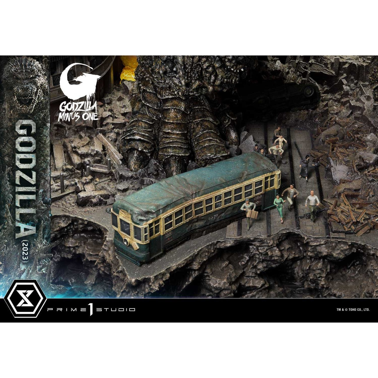 Image produit Godzilla Minus One Diorama Masterline Series Godzilla 2023 Bonus Version 70 cm