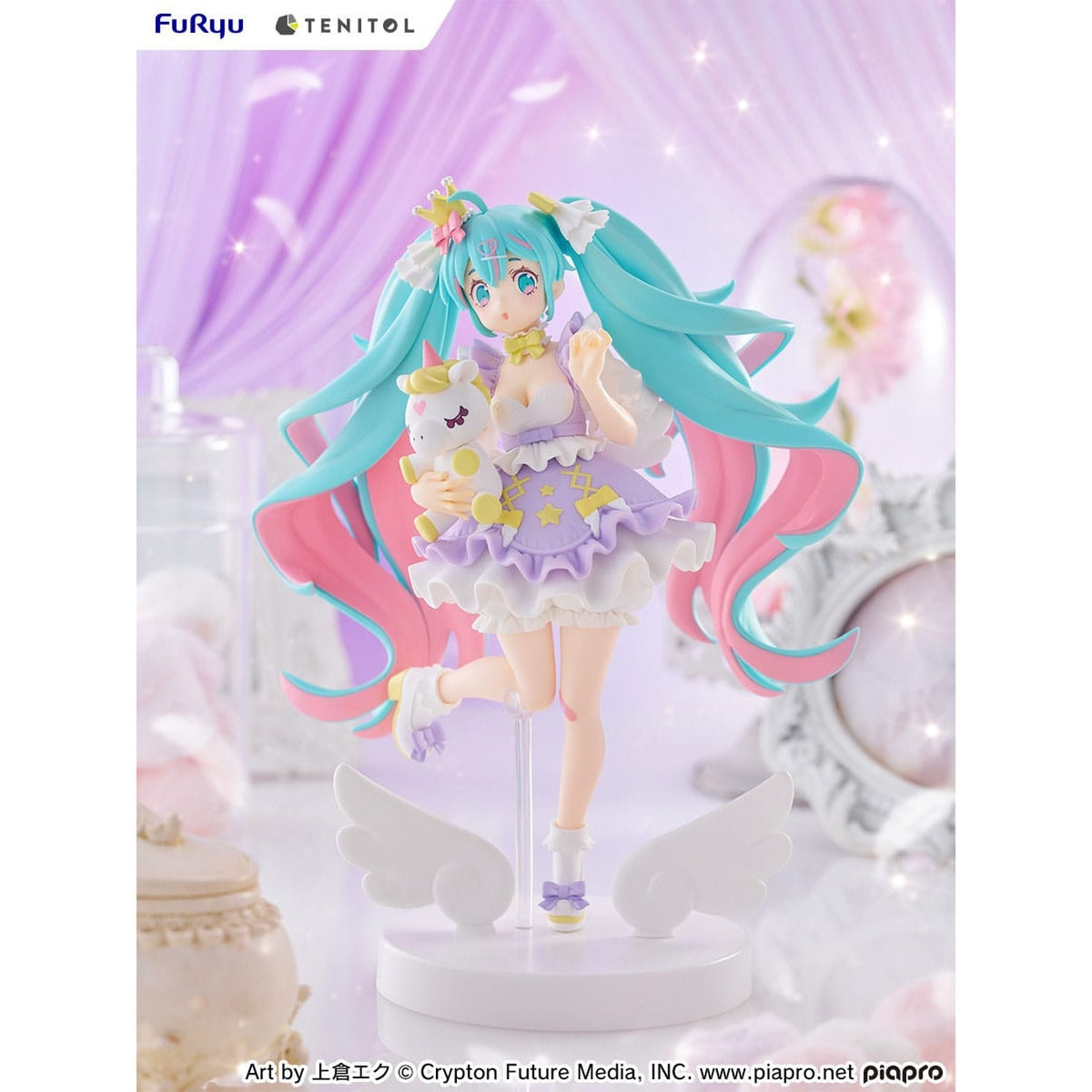 Image produit Statue PVC Hatsune Miku Tenitol Hatsune Miku Yumekawa Princess Version Lavender 21 cm