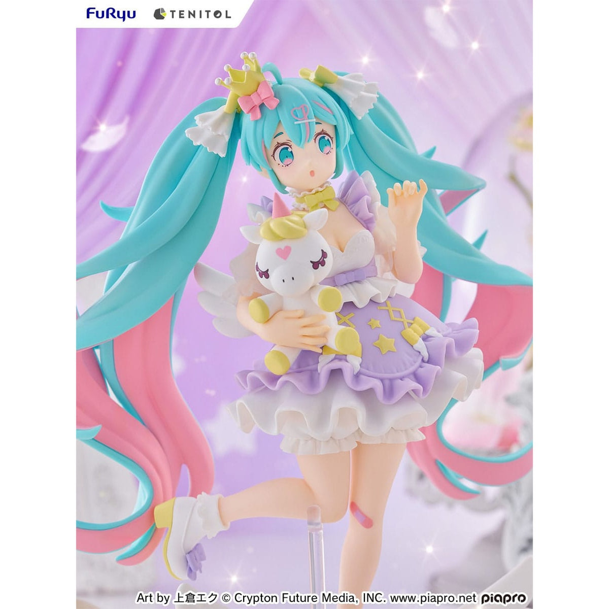 Image produit Statue PVC Hatsune Miku Tenitol Hatsune Miku Yumekawa Princess Version Lavender 21 cm