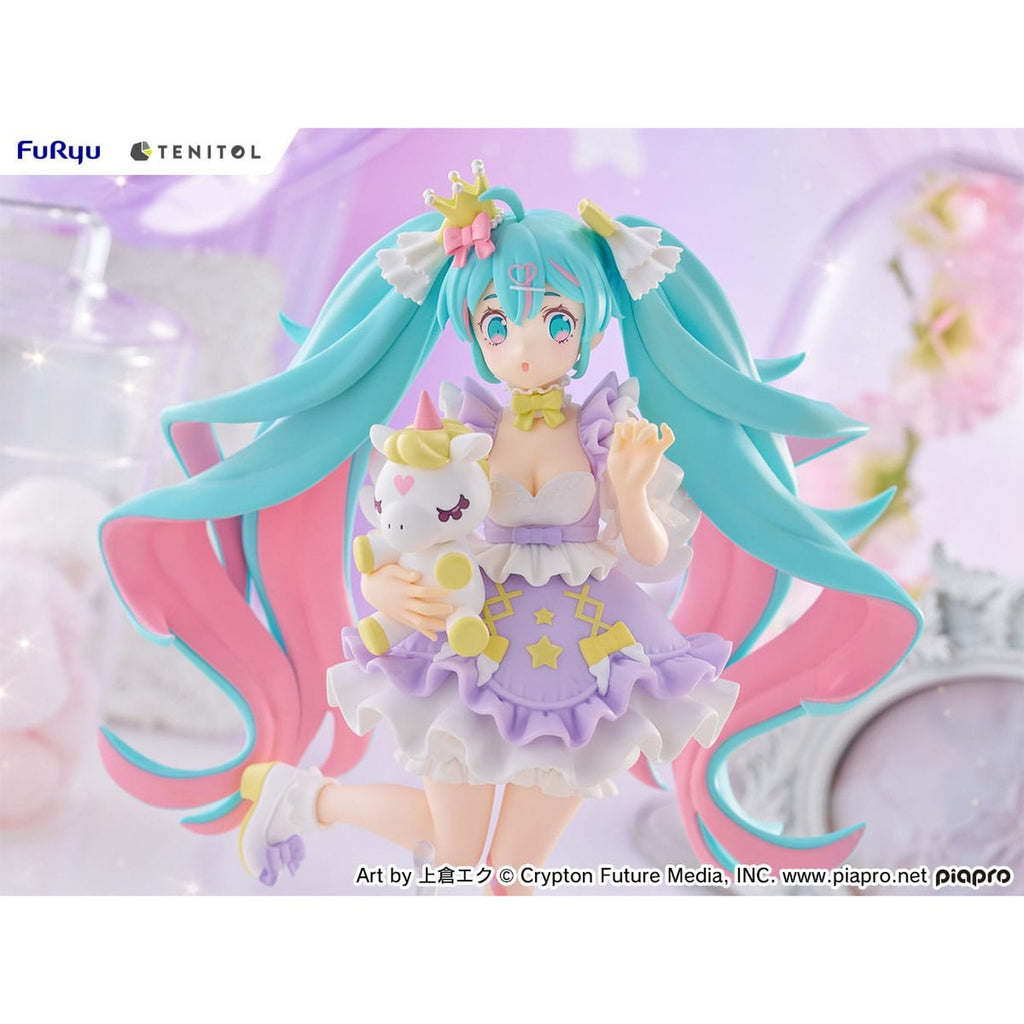 Image produit Statue PVC Hatsune Miku Tenitol Hatsune Miku Yumekawa Princess Version Lavender 21 cm