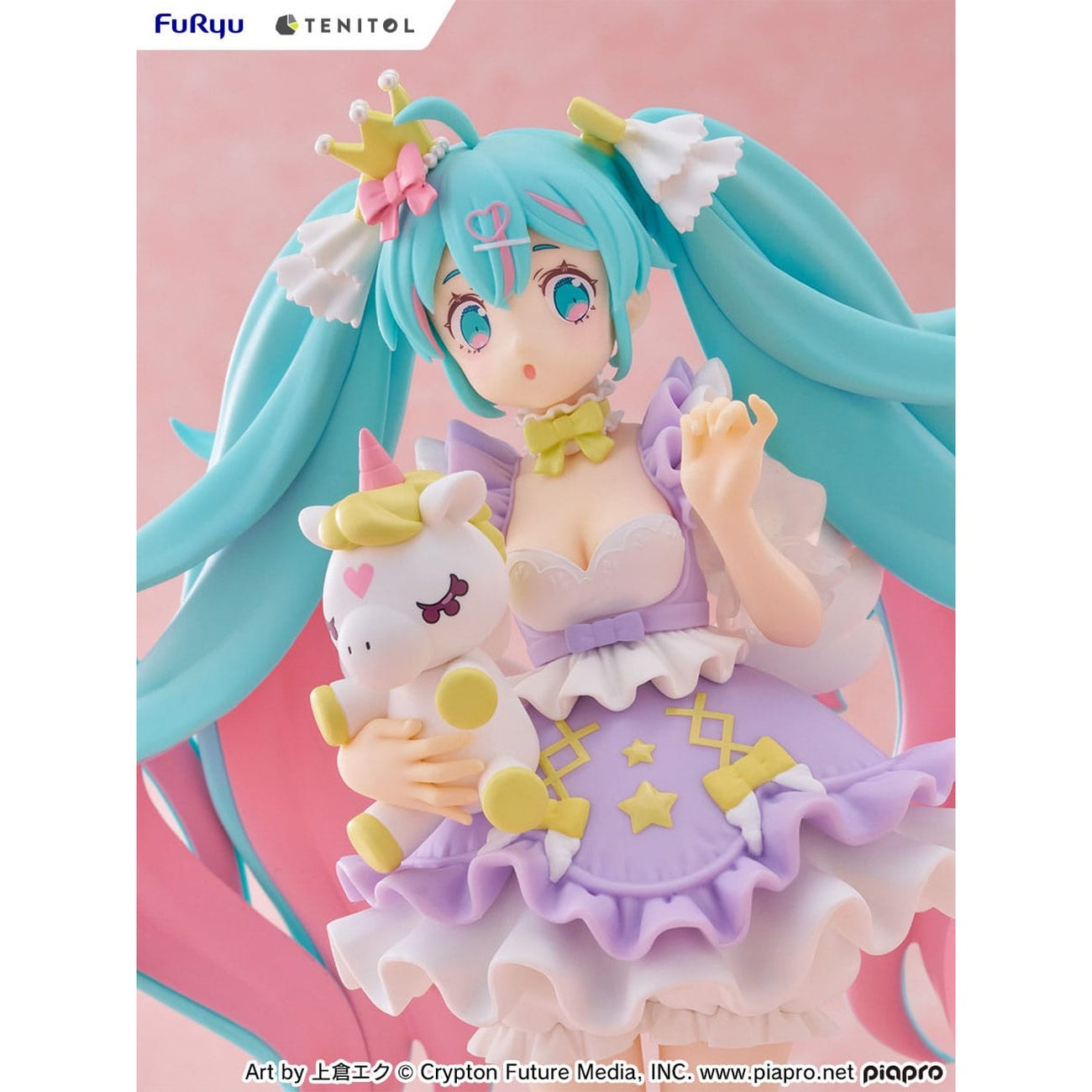 Image produit Statue PVC Hatsune Miku Tenitol Hatsune Miku Yumekawa Princess Version Lavender 21 cm