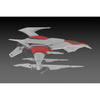 Image produit Dariusburst CS Core Kit Plastique 1/144 Legend Silver Hawk 3F-1B Chasseur Spatial 14 cm