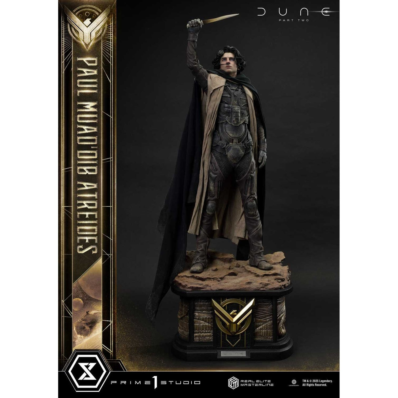 Image produit Dune : Deuxième Partie Real Elite Masterline Series Statue 1/3 Paul Atreides 90 cm