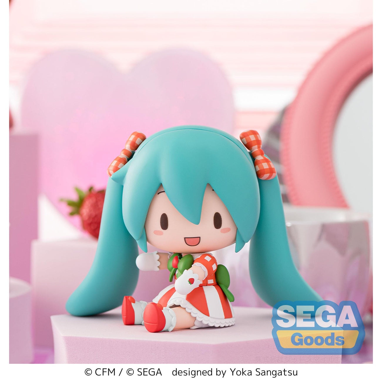 Image produit Character Vocal Series 01 : Figurine Chibi Fuwa Petit Hatsune Miku – Hatsune Miku x Love and Berry Dress Up and Dance! Lovely