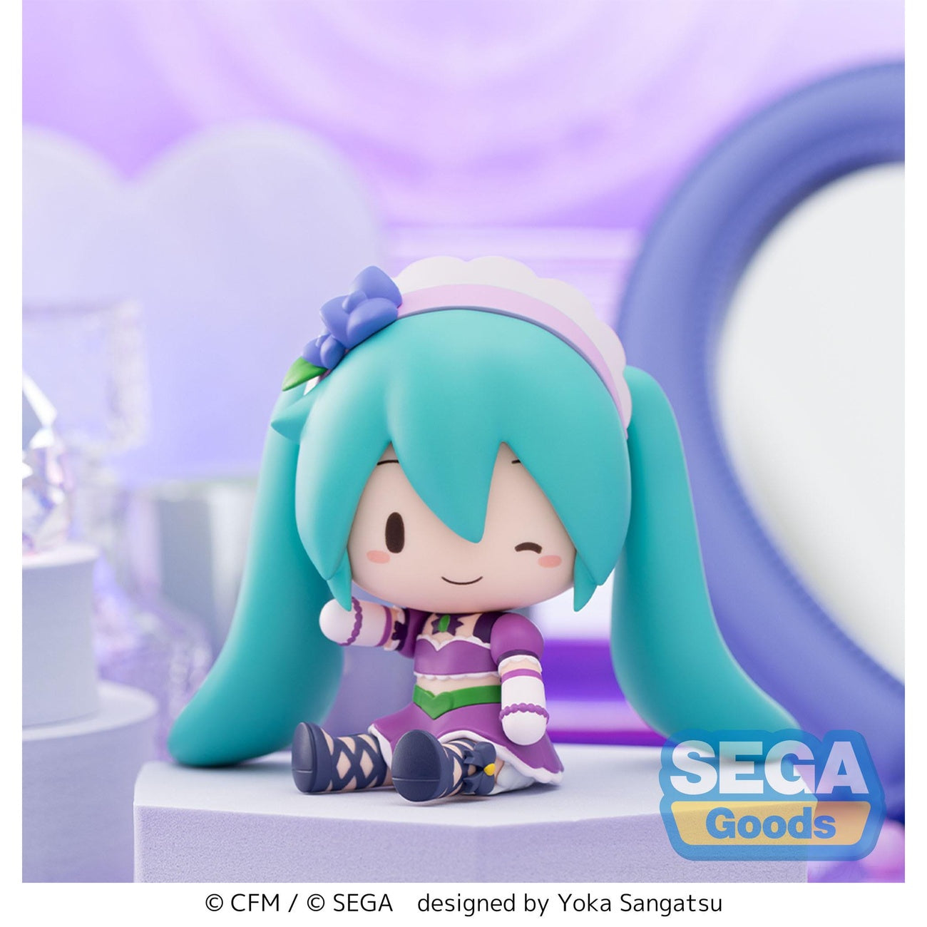Image produit Character Vocal Series 01 : Figurine chibi Fuwa Petit Hatsune Miku Hatsune Miku x Love and Berry Dress Up and Dance! Sparkly