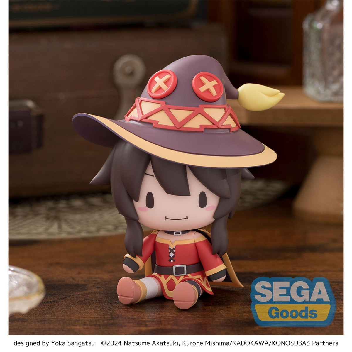 Image produit Konosuba: God's Blessing on This Wonderful World! 3 figurine Fuwa Petit Chibi Megumin 10 cm