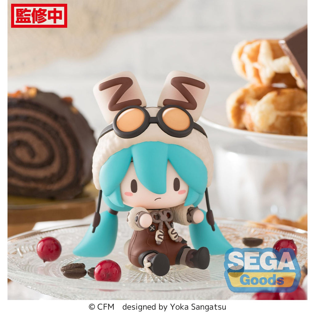 Image produit Character Vocal Series 01 : Figurine chibi Fuwa Petit Hatsune Miku – Hatsune Miku Marshmallow Hot Cocoa 10 cm
