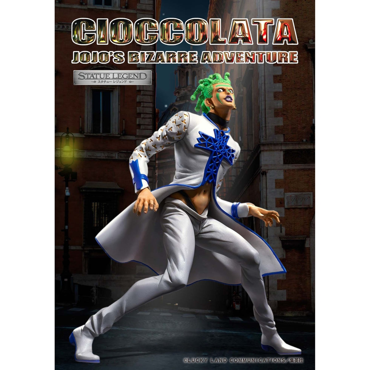 Image produit JoJo's Bizarre Adventure Partie 5 Golden Wind Statue Legend PVC Cioccolata 17 cm