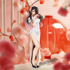 Image produit Statuette PVC Illustration Originale Mai Okuma illustration Healing-Type White Chinese Dress Lady 26 cm