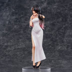 Image produit Statuette PVC Illustration Originale Mai Okuma illustration Healing-Type White Chinese Dress Lady 26 cm