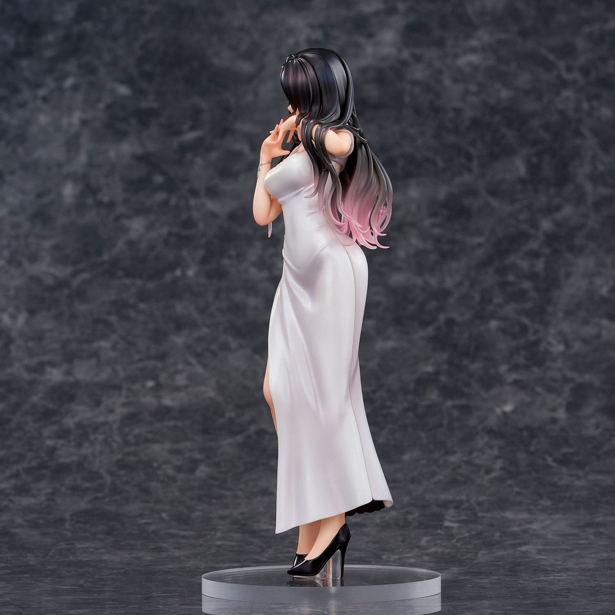 Image produit Statuette PVC Illustration Originale Mai Okuma illustration Healing-Type White Chinese Dress Lady 26 cm