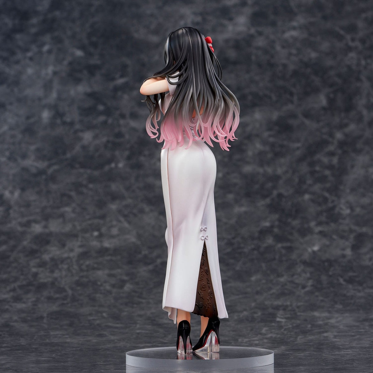 Image produit Statuette PVC Illustration Originale Mai Okuma illustration Healing-Type White Chinese Dress Lady 26 cm