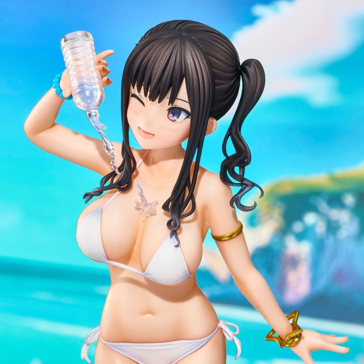 Image produit Statue PVC Illustration Originale Kaede Illustration Miyuki Sasaki Summer Cloud White Bikini Ver. 25 cm