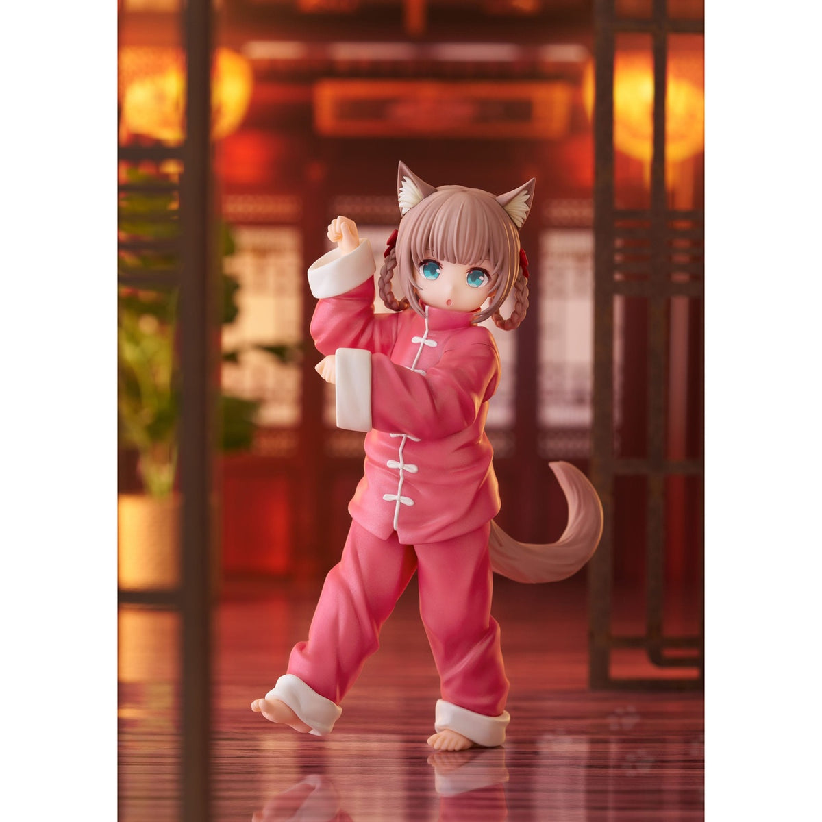 Image produit My Cat Is a Kawaii Girl Palette Dress-Up Collection Statue Kinako Nyang fu Ver. 15 cm