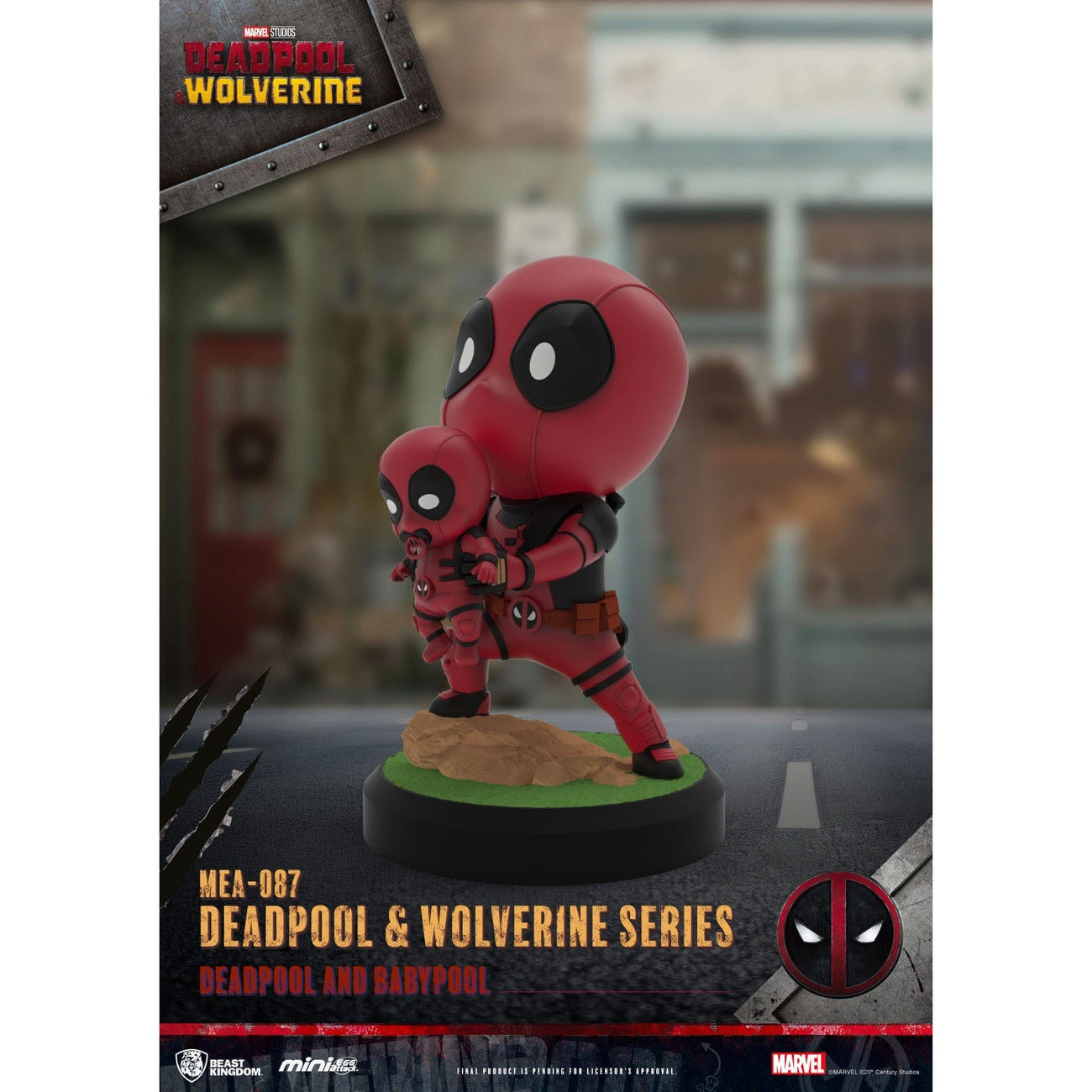Image produit Deadpool 3 Série Deadpool & Wolverine Set de figurines Mini Egg Attack 8 cm